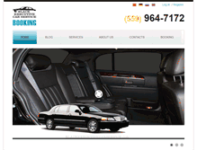 Tablet Screenshot of blackexecutivecarservice.com